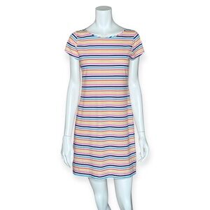 Lilly Pulitzer Short Sleeve Marlowe Multi Island Stripe Dress